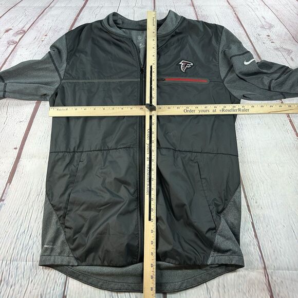 Atlanta Falcons NIKE Shield Full Zip Jacket men’s Medium OnField Apparel M - Picture 8 of 11